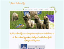 Tablet Screenshot of adorabullmastiffs.com